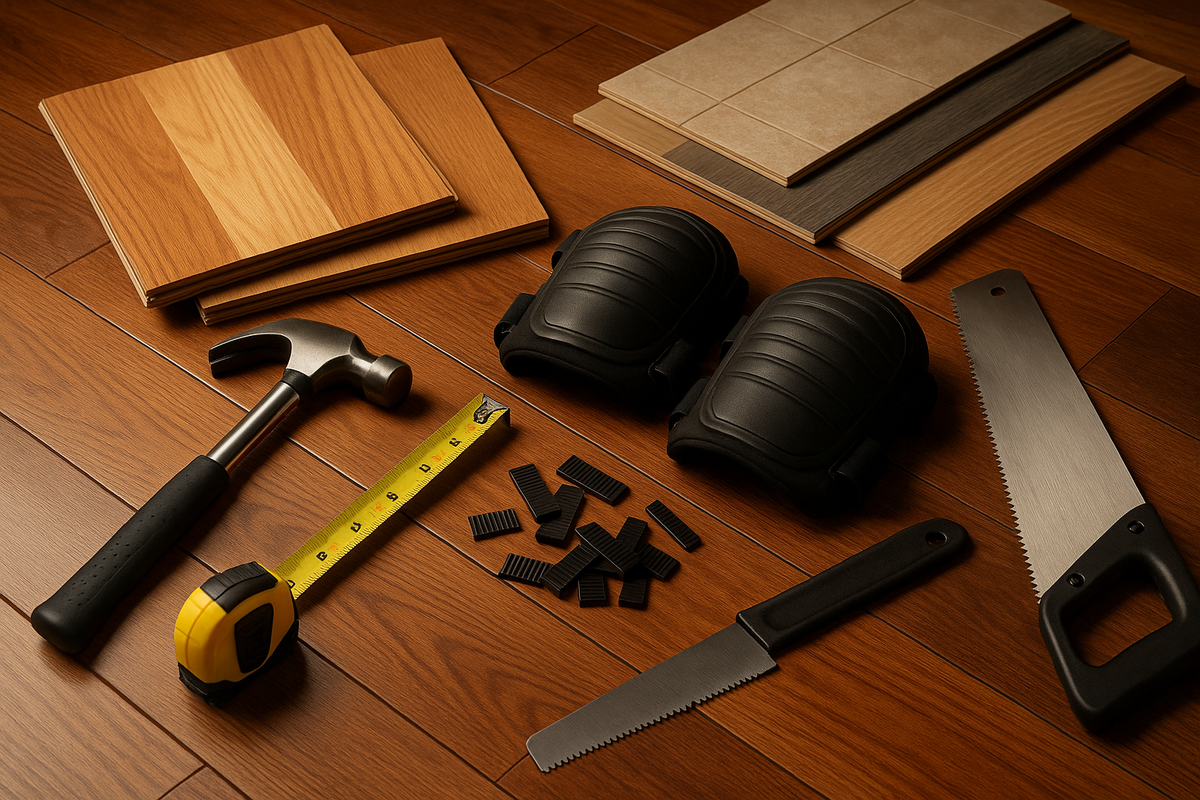 tools and flooring